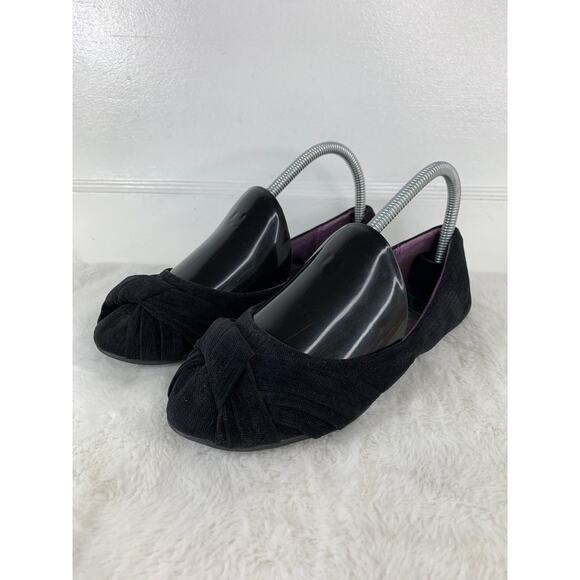 Blowfish Shoes - Blowfish Malibu Black Suede Ballet Flats Size 7